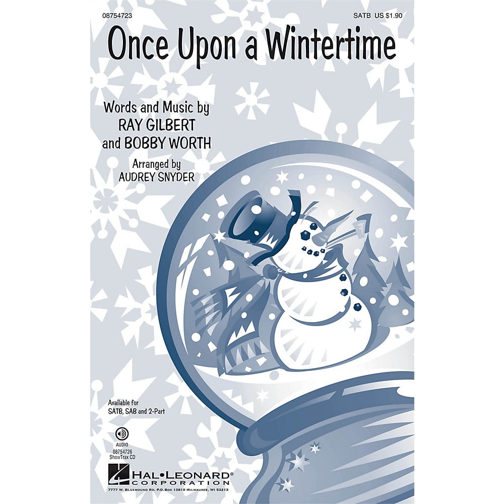 Once Upon a Wintertime ShowTrax CD Arranged by Audrey Snyder