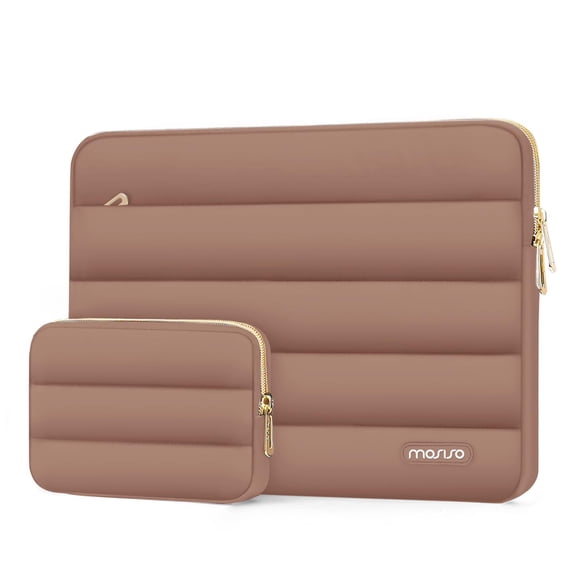 Funda para Laptop MOSISO 16" de Poliéster Acolchada Mocha
