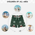 thumbnail image 6 of FORMRS Boys Swim Trunks Quick Dry Mesh Liner Boardshorts Sizes XS-XL, Christmas Santa Hats, 6 of 7