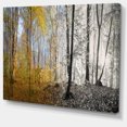 thumbnail image 2 of Yellow Morning in Forest Panorama - Landscape Canvas Art Print, 2 of 4