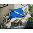 thumbnail image 4 of Covermates Triangular Shade Sail - Heavy-Duty Knit Shade Fabric, High UV-Resistance, Rust-Free Grommets, Cobalt Blue, 4 of 6