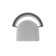 thumbnail image 3 of 861 Artemis 25" Swivel Counter Stool with Pewter Finish and Graph Alpine Seat and Back, 3 of 5