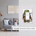 thumbnail image 5 of Fotbe Fishing Gnome Print Duplex Receptacle Wall Plate, 1-Gang 5.0" x3.0" Wall Outlet Covers, Dual Outlet Faceplates Covers, Color-matched Screws Included-Style U, 5 of 6