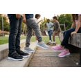 thumbnail image 5 of ATOMA Kids Sneakers Lightweight Breathable Hook & Loop Casual Shoes for Boys & Girls, Comfortable Everyday Walking Shoes Pink 34, 5 of 7