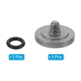 thumbnail image 3 of Camera Shutter Button, 3 Pack Soft Shutter Release Button Camera Button Concave, Silver, 3 of 6