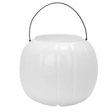 30 Count Bundle- 8" White Plastic Jack-o'-Lantern Pumpkin Decoration, by Way To Celebrate