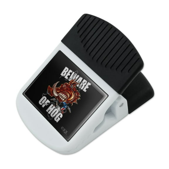Beware Of Hog Biker Motorcycle Chopper Refrigerator Fridge Magnet Magnetic Hanging Hook Note Snack Clip