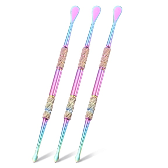 Uxcell 3 Pcs Wax Carving Tools Stainless Steel 4.6 Inch Double-Headed Wax Carving Sculpting Tools, AB