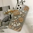 thumbnail image 3 of Compatible with OnePlus 7T PRO Glitter Case,Women Girls 3D Diamond Bag Pendant High Heel Crown Bling Glitter Shiny Crystal Rhinestone Protective Phone Case Cover, 3 of 6