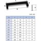 thumbnail image 2 of Juego de 2 manijas negras para muebles con centros de 160 mm para gabinetes de cocina, tiradores de cajones de aleación de aluminio, manijas negras para puertas de gabinetes de cocina, 2 of 5