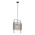 thumbnail image 1 of TOV Furniture Klaus 25"H Large Transitional Iron Metal Pendant in Gray, 1 of 8