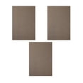 thumbnail image 1 of Furnish My Place Modern Indoor/Outdoor Commercial Solid Brown Rug, Modern Area Rug, Baby Nursery Mat, Pet-Friendly Carpet for Living Room, Playroom, Made in USA, 1.5' x 2.25' Rectangle - Set of 3, 1 of 6