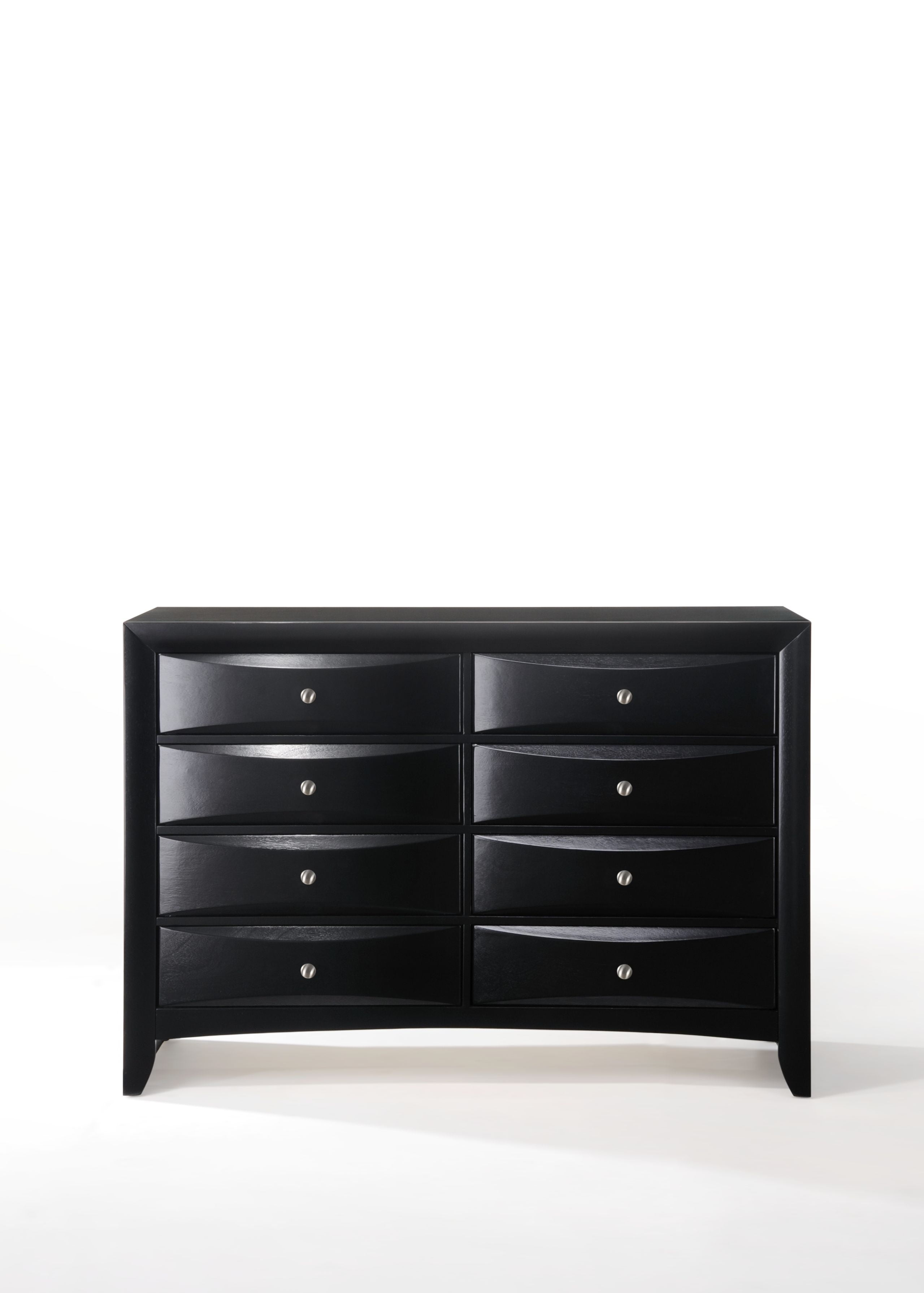 Acme Furniture Ireland Black Dresser With Eight Drawers Walmart