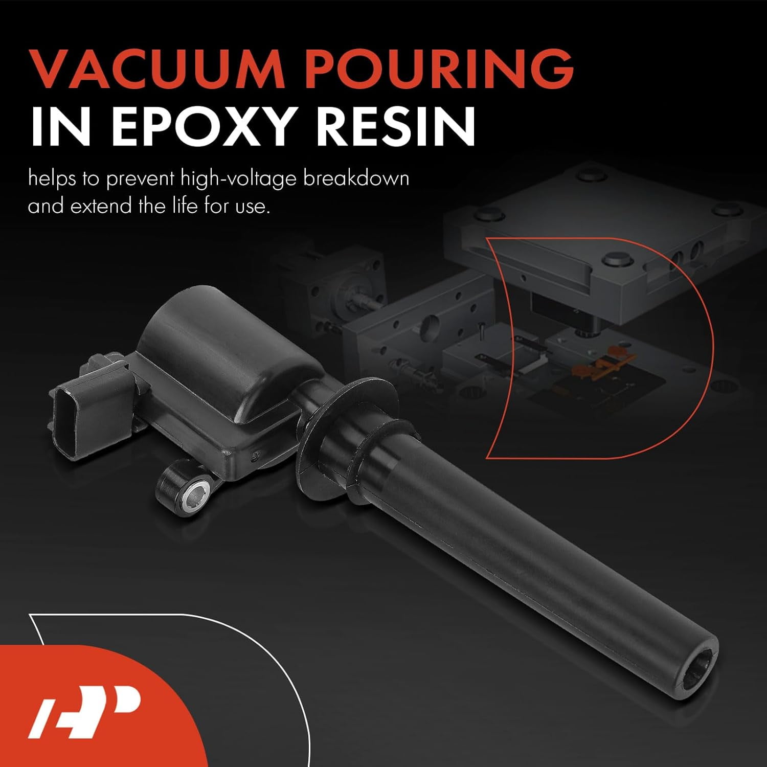 A-Premium Engine Ignition Coil Pack Compatible with Aston Martin DB9 2005-2016, DBS 1969-1971 2008-2012, Rapide 2011-2018, Vanquish 2014-2017, Vantage 2018, Virage 1989-1994 2012, Zagato, 4-PC Set