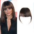 thumbnail image 1 of Clip en flequillo YONGSHENG cabello humano Marrón oscuro, 1 of 5