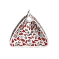 thumbnail image 3 of Lsque Red Food Printed Long Tissue Box Cover Holder, Facial Paper Organizer Dispenser,Triangle with Bottom Belt, PVC Leather Decorative Organizer, 3 of 9