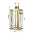 thumbnail image 3 of Efavormart 12.5" GOLD Stainless Steel Lantern Candle Holder Tabletop Centerpiece, 3 of 9