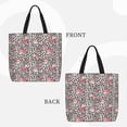 thumbnail image 2 of Xecao Rose Mix Leopard 3 for​Reinforced Shoulder Tote Bag Scratch-Proof Design Spacious Organizer Crossbody Carry Daily Commute Must-Have, 2 of 7