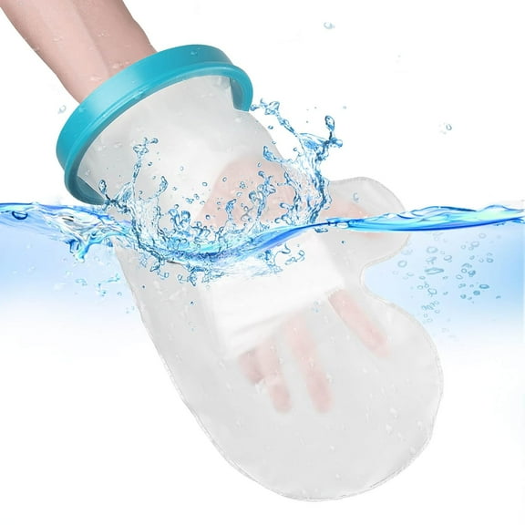 Waterproof Hand Cast Covers for Shower Bath, Adult Watertight Wrist Protector Resuable Wound Bandage Sleeve Bag for Broken Hand, Fingers, Surgery, Burns[2025 Upgrade]