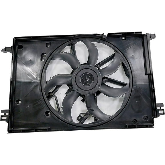 New Dual Radiator And Condenser Fan Compatible With Toyota RAV4 Prime SE XSE Sport Utility 2.5L L4 2487cc 152ci 2021-2023 By Part Numbers TO3115221 16360-25030 762405-23759-6 625030