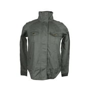 Style & Co Petite Olive Embroidered-Back Utility Jacket PP