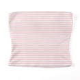 thumbnail image 4 of Antinious Ladies Solid Double Layer Stripe Tube Top Trendy Daily Casual Inner Bra, 4 of 5