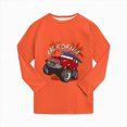 thumbnail image 4 of TOWED22 Toddler Baby Boy Clothes Cute Fall Winter Outfit 6 12 18 24M 3T Letter Print Long Sleeve Sweatshirts and Jogger Pants Set Size:2-3 Y,Color:Red, 4 of 7