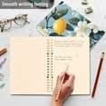 thumbnail image 4 of FORMRS 1-Subject Spiral Notebook 8" x 5" College Ruled 60 Refillable Sheet A5 Hard Cover, Lemon Pattern, 4 of 7