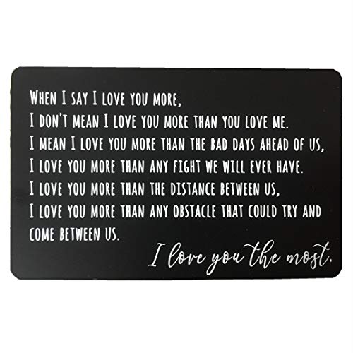 groom gift Wallet note aluminum card insert wedding