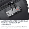 thumbnail image 4 of Mochila Crossbody Antirrobo SENDERA Bandolera Mariconera con Candado, 4 of 8