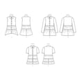 thumbnail image 6 of Butterick Sewing Pattern 6897 - Misses' Top, Size: Y5 (18-20-22-24-26), 6 of 6