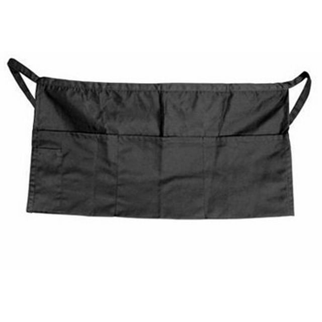 Update International (WAP-BK) Cotton Blend 4-Pocket Waist Apron,40 Pound,Black