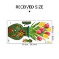thumbnail image 4 of Adhesivos de pared vintage en 3D con forma de tulipán, diseño floral realista, 4 of 4
