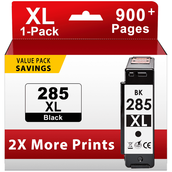 PG 285 Black Ink Cartridge Compatible for Canon 285 Ink for Canon Ink 285 285XL for Canon PIXMA TR7820 TS7722 TS7720 (1 Black)