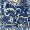 thumbnail image 3 of Nourison Grafix All-over design Navy 2' x 6'Area Rug (2x6), 3 of 7
