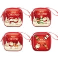 thumbnail image 2 of Monedero de Navidad CUTICAT 4 piezas Portátil de plástico Bolsa para mesa dormitorio hogar Cuadrado, 2 of 7