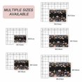 thumbnail image 6 of Black Spring Floral Outdoor Rug 4x6 Ft, Non Slip Washable Area Rug, Elegant Flowers Farmhouse Botanical Patio Rugs Carpet Runner, Large Floor Mat for Indoor/Outdoor Deck Porch Camping, 6 of 8