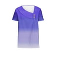 thumbnail image 5 of Tops de Algodón para Mujeres Cuello en V Casual de Manga Corta, Imitación Algodón Primavera Y Blusa de Verano, 5 of 5