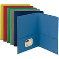 thumbnail image 2 of Smead Two-Pocket Folder, Textured Paper, Assorted, 25/Box -SMD87850, 2 of 6