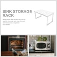 thumbnail image 2 of LEEYNEER Telescopic Storage Rack Shelf Countertop Oven Stand Metal Microwave Expandable Holder under Sink Drawer Organizer, 2 of 6