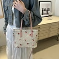 thumbnail image 3 of Bolso Mano Cereza Paja Tejidos Chic Hobo Bolsas Correa Ajustable para Mujeres/niñas, 3 of 8