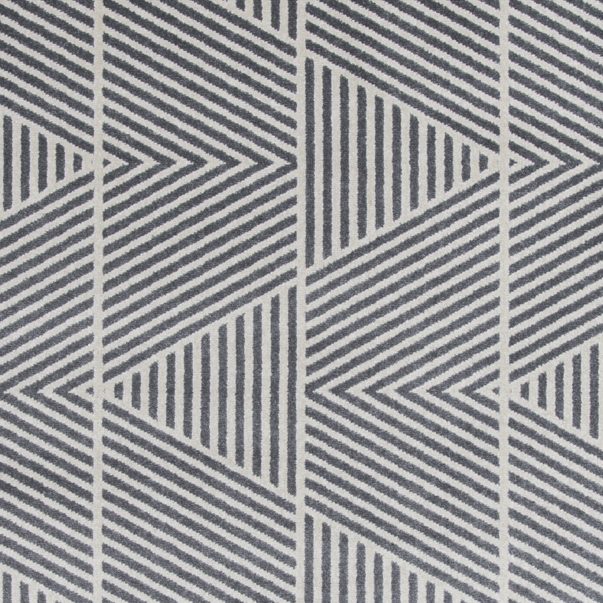 Loomaknoti Tecopa Symenia 2' x 7' Grey Geometric Outdoor Runner Rug