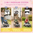 thumbnail image 4 of iYofe Ford Bronco 3-in-1 Toddler Push Car for Ages 1-3, Ride On Toy with Adjustable Parent Handle, Canopy, Safety Guardrail, Horn & Silent Wheels, Push Car for Toddlers, 4 of 8