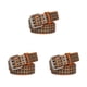 thumbnail image 4 of Cinturón ajustable hueco Sonducket con tachuelas elegantes de 3 filas 105 cm-125 cm, 4 of 6