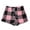 C-Pink34, variant on DHFJKG Women Winter Fuzzy Pajama Plaid Shorts Elastic Drawstring Pyjama Casual Loose Fit Shorts Sleep Trendy Trousers