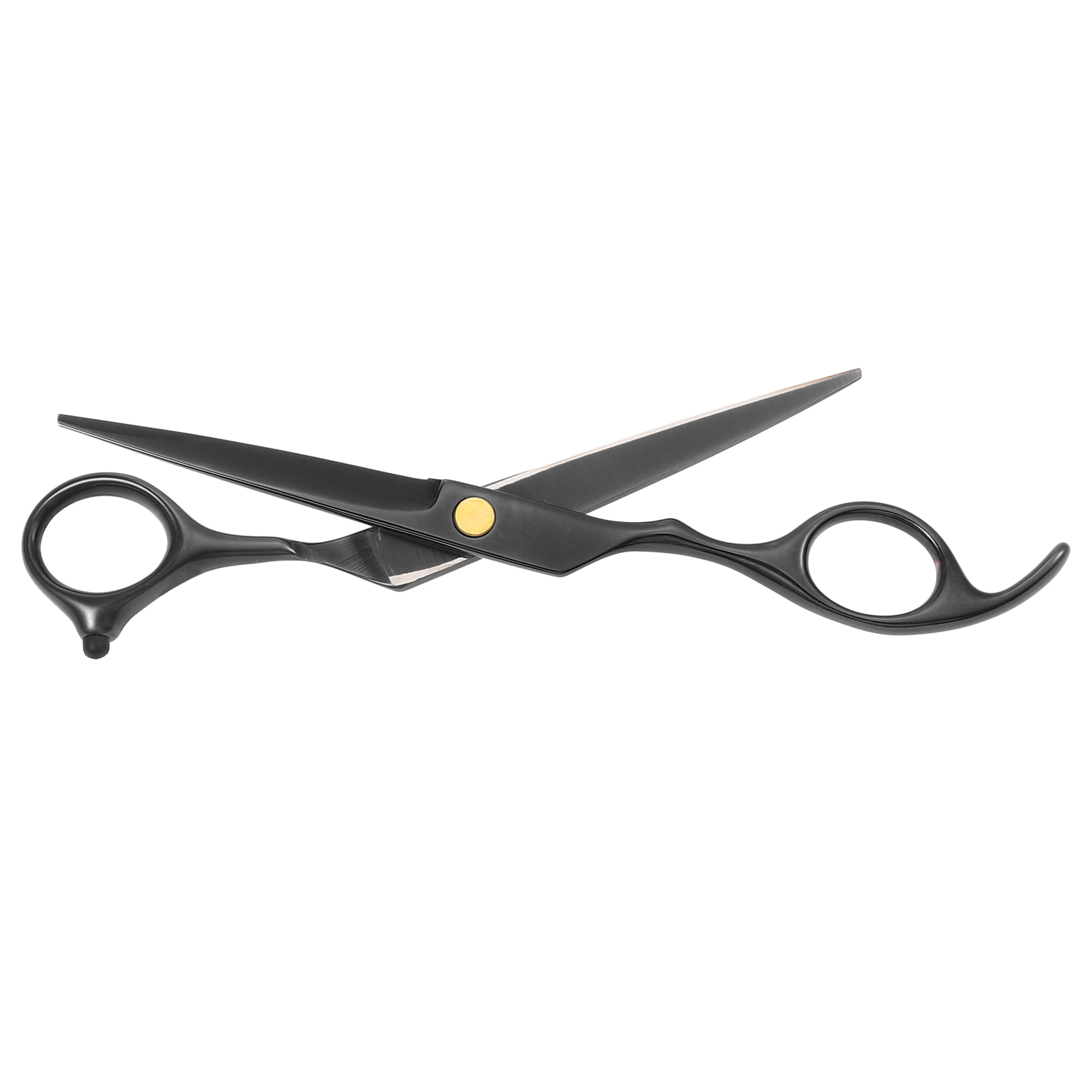 Unique Bargains Portable 6" Straight Scissors for Long Short Thick Hard Soft Hair Women