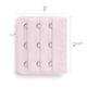 thumbnail image 3 of Señora 5Pcs 3 Gancho De 3 Filas Longitud Ajustable Correa Del Sujetador Extensor Ganchos De Hebilla Gris-Rosa-Beige Una Talla, 3 of 5