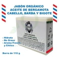 thumbnail image 5 of JABÓN ORGÁNICO ACEITE DE BERGAMOTA CABELLO,BARBA Y BIGOTE VIVONATURAL 110 ml. Elimina la suciedad, el sudor y los productos químicos que pueden llegar a acumularse en el cabello, la Barba o el Bigote, 5 of 5
