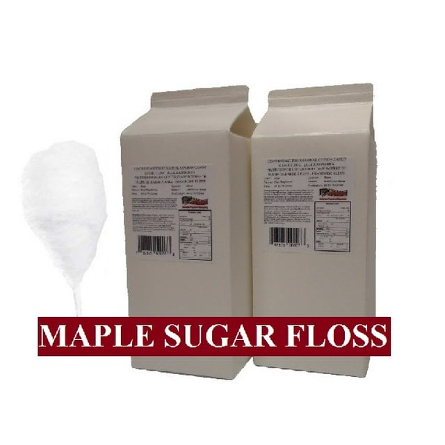 Centerstage Professional Cotton Candy Sugar Floss - Maple - 2 Carton Pack
