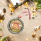 thumbnail image 3 of TRKIYQC Adorno Colgante de Madera de Navidad, Regalo de decoración Colgante Redondo Lindo para niños Adultos TRKIYQC casual, 3 of 7